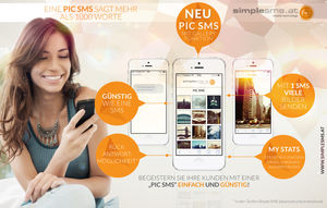 SimpleSMS.at: Die neue PIC SMS (Copyright: SimpleSMS.at)
