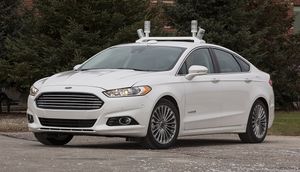 Fords Fusion Hybrid: modifizierter Prototyp im Test (Foto: corporate.ford.com)