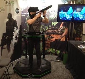 Tech-Demo: Dieses Laufband zielt auf Gamer ab (Foto: virtuix.com)