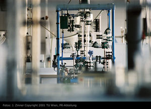 Im Labor: Trinkwasser wird auf Rückstände untersucht (Foto: tuwien.ac.at)