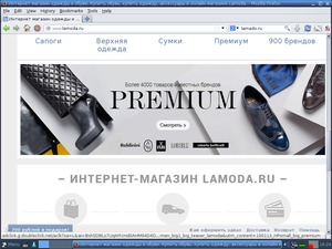 Lamoda.ru: Beratung durch Kurier inklusive (Foto: Screenshot/Hubertus Müller)