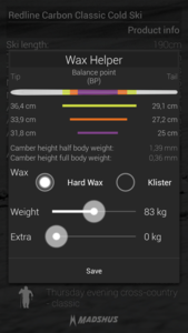 Ski-App: Hilft bei der richtigen Wahl des Wachses (Foto: forskningsradet.no)