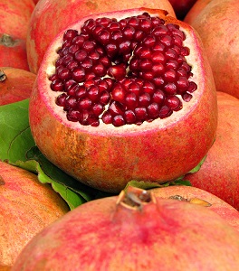 Granatapfel: Vorbild für den Anoden-Aufbau von Akkus (Foto: R. Sturm/pixelio.de) Granatapfel: Vorbild für den Anoden-Aufbau von Akkus (Foto: R. Sturm/pixelio.de)