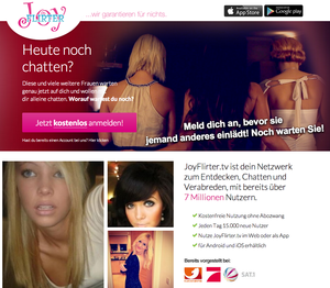 JoyFlirter.tv: Netzwerk zum Entdecken, Chatten und Verabreden