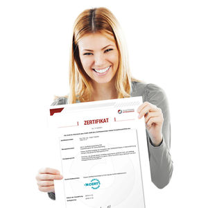Offizielles Zertifikat bestätigt Online-Marketing-Kompetenz.