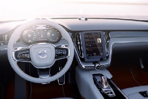 Tablet-Look: Volvos neue Mittelkonsole (Foto: Volvo Car Group)