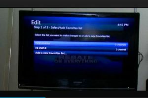 Nachricht vom Fernseher: 