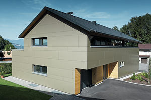 Wohnhaus im PREFA-Design in Hohenems (Copyright: Wolfgang Croce/PREFA)