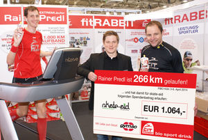 Extremläufer Rainer Predl, Karl Nowak (Gym80), Josef Voglsam (fitRABBIT)