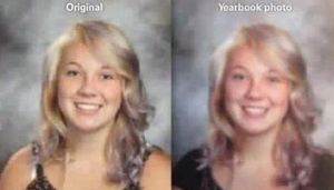 Jahrbuch-Foto: Ärmel (rechts) nachträglich hinzugefügt (Foto: youtube.com)