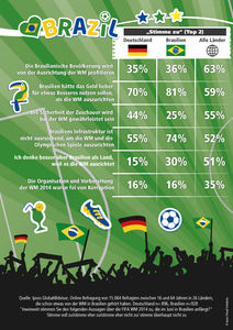 Fußball-Weltmeisterschaft 2014 in Brasilien (Copyright: Ipsos GmbH)