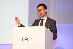 RWE-CFO Bernhard Günther bei der DIRK-Keynote (Foto: fotodienst.at/Ganshorn)