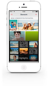 Mit der ifolor Postkarten-App Feriengrüße weltweit versenden (Foto: ifolor)