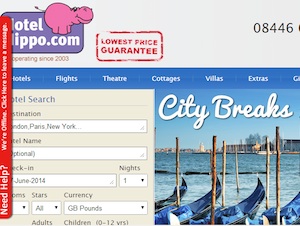 Datenleck: HotelHippo ist mittlerweile offline (Foto: hotelhippo.com)