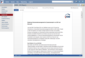 Dokumenten- und Vertragsmanagement mit Microsoft Office Online/©Circle Unlimited