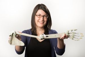 Gedruckter Knochen: Teile aus Gips oder Plastik möglich (Foto: monash.edu.au)