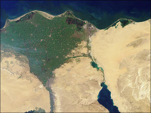 Nildelta: Mix aus Süß- und Meerwasser zur Energiegewinnung (Foto: wikimedia.org)