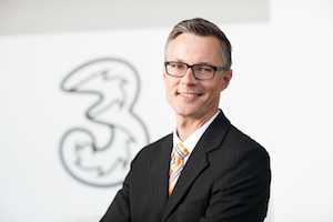 3-CEO Jan Trionow: setzt auf ein schnelles LTE-Netz (Foto: drei.at) 3-CEO Jan Trionow: setzt auf ein schnelles LTE-Netz (Foto: drei.at)