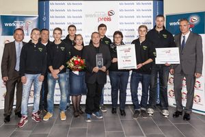 Team Nowotni übernahm in Würzburg den Deutschen Werkstattpreis 2014 (© VBM)