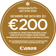 Canon Weihnachtsaktion 2014 (Copyright: Canon)