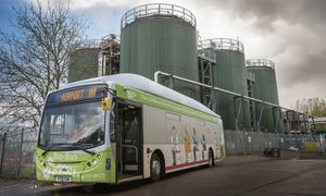 Bio-Bus: Abfälle werden als Treibstoff genutzt (Foto: wessexwater.co.uk)