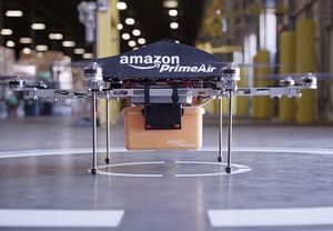 Amazon-Zustelldrohne: Sie darf noch nicht im Alltag fliegen (Foto: amazon.com)
