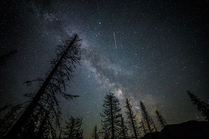 Sternenhimmel: Milchstraße im Nationalpark Kalkalpen (Foto: Mayr/pixelio.de)