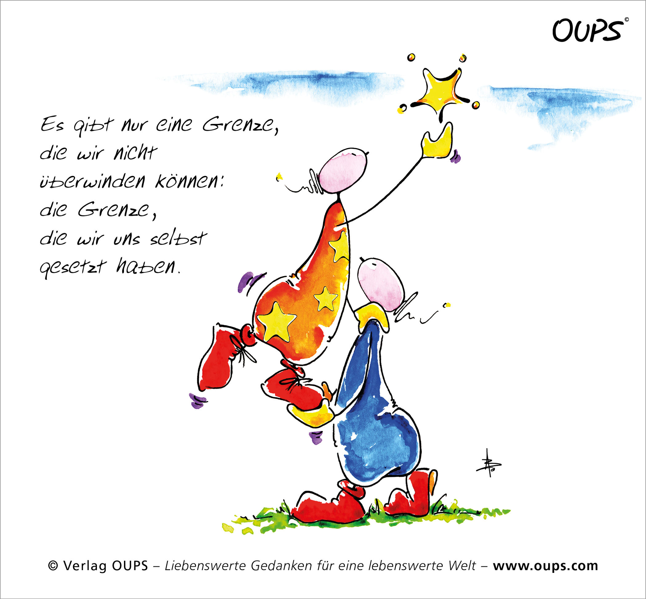 OupsCartoon "Grenzen überwinden"