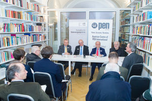Press conference at PEN-Club Austria