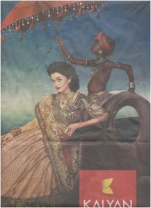 Plakat von Kalyan Jewellers: Unternehmen stellt Kampagne ein (Foto: scroll.in)