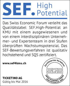 SEF.High Potential-Zertifikat (Copyright: SQS)