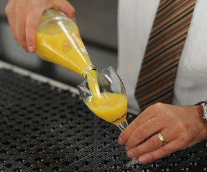 Orangensaft: steigert laut Studie Melanom-Risiko (Foto: pixelio.de/P. Bork)