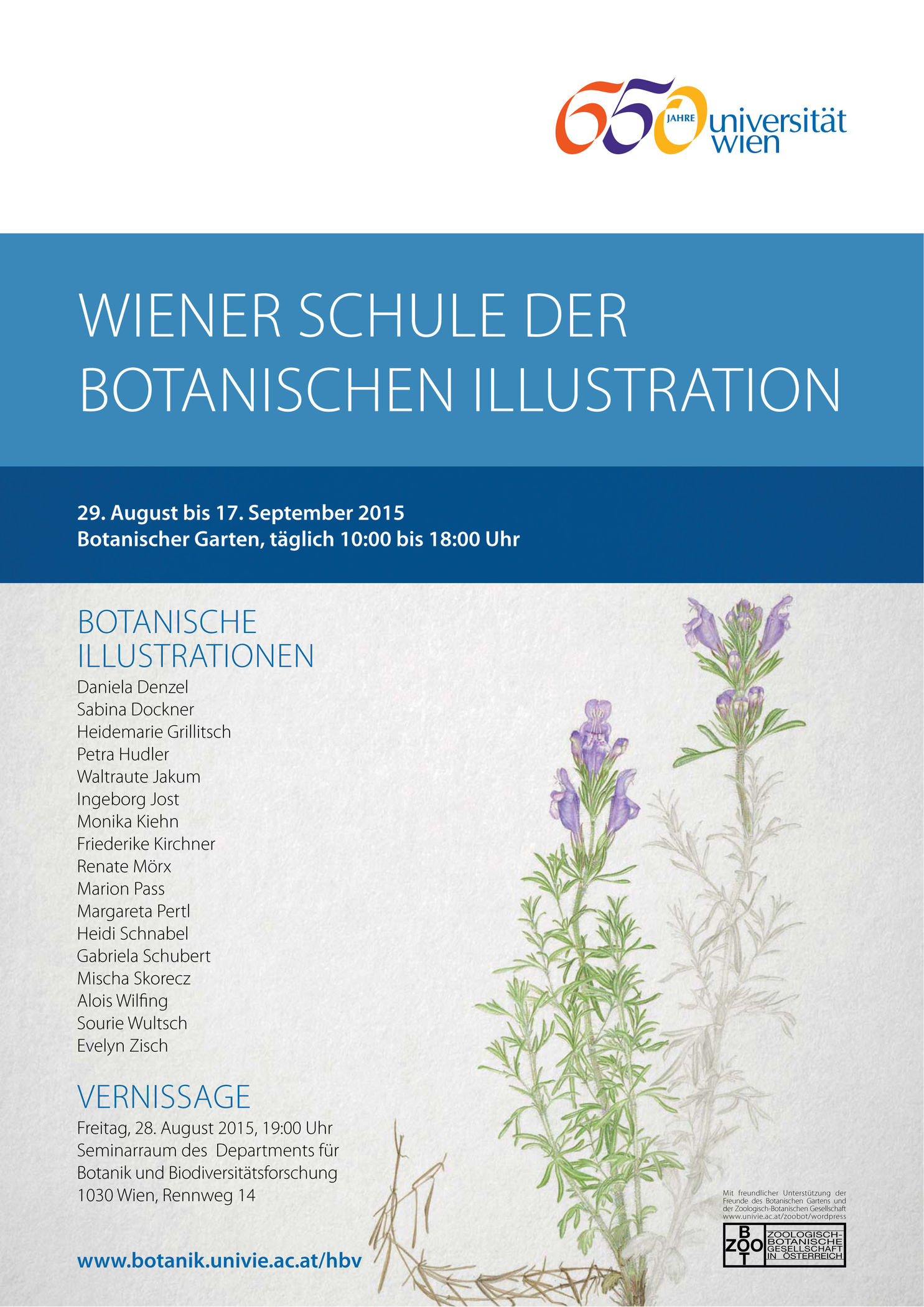 Ausstellung "Wiener Schule der botanischen Illustration" im Botanischen