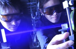 Vorbereitungen: Super-Laser soll verbessert werden (Foto: ile.osaka-u.ac.jp)