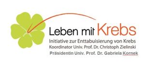 Logo-Leben mit Krebs