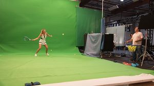 Maria Sharapova: Sie tritt virtuell gegen ihre Fans an (Foto: Screenshot)