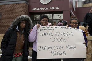 Protest: Viele demonstrierten für Mike Brown (Foto: flickr.com/Fibonacci Blue)