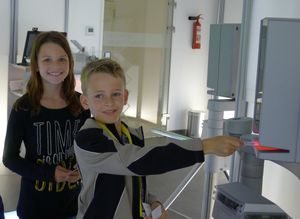 Nine-year-old Jannis visits SKIDATA (Foto: SKIDATA)