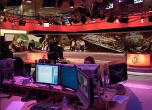 Al-Jazeera-Studio: Unternehmen plant Einsparungen (Foto: flickr.com/Paul Keller)