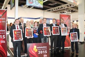 Gewinner und Shortlistplatzierte automation app award (© Vogel Business Media)
