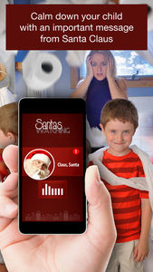 App: Anruf vom Weihnachtsmann maßregelt Kids (Foto: Santa's Watching)