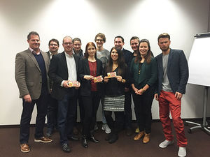 Gruppenfoto Mobile Marketing Rookie Award