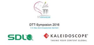 Marketing und Terminologie: SDL und Kaleidoscope beim DTT-Symposion (Illu: SDL)