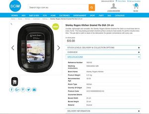 Shop: Backform wird erst ab 30 Jahren empfohlen (Foto: Big W/Screenshot) Shop: Backform wird erst ab 30 Jahren empfohlen (Foto: Big W/Screenshot)