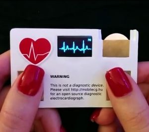 EKG-Visitenkarte: Gadget bildet eigenen Herzschlag ab (Foto: youtube.com)