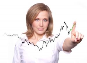 Kursprognose: Frauen tippen besser (Foto: Konstantin Gastmann, pixelio.de)