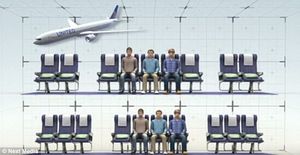 Sitzplätze: Zehn statt neun Sitze bei United Airlines (Foto: NextMedia.com)