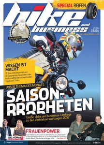 Titelseite der aktuellen Ausgabe von bike und business (Foto: bike und business)