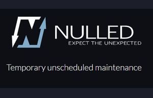 Gehackte Nulled-Seite: Inhalte sind derzeit nicht erreichbar (Foto: nulled.io)