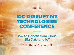 IDC DisruptiveTechnologies Konferenz (© IDC CEMA)